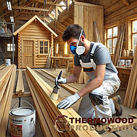 Пропонуємо роботу маляру дерев'яної вагонки, дошки підлоги, вікон, покрівлі в готових дерев'яних будинках, саунах в Житомирі. Фото, відео