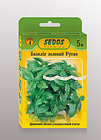Базилік зелений Рутан (на 5 м водорозчинній стрічці) - SEDOS