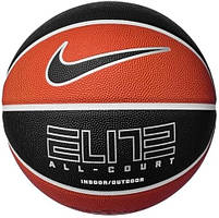 Баскетбольний м'яч Nike Elite All Court N.100.4088.811.07, Коричневий, Розмір (EU) — 7