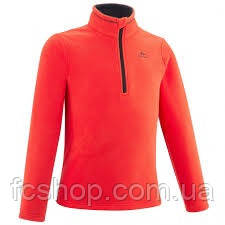 Кофта флісова дитяча QUECHUA червона MH100 8645482, Червоний, Розмір (EU) — 152 cm, фото 1