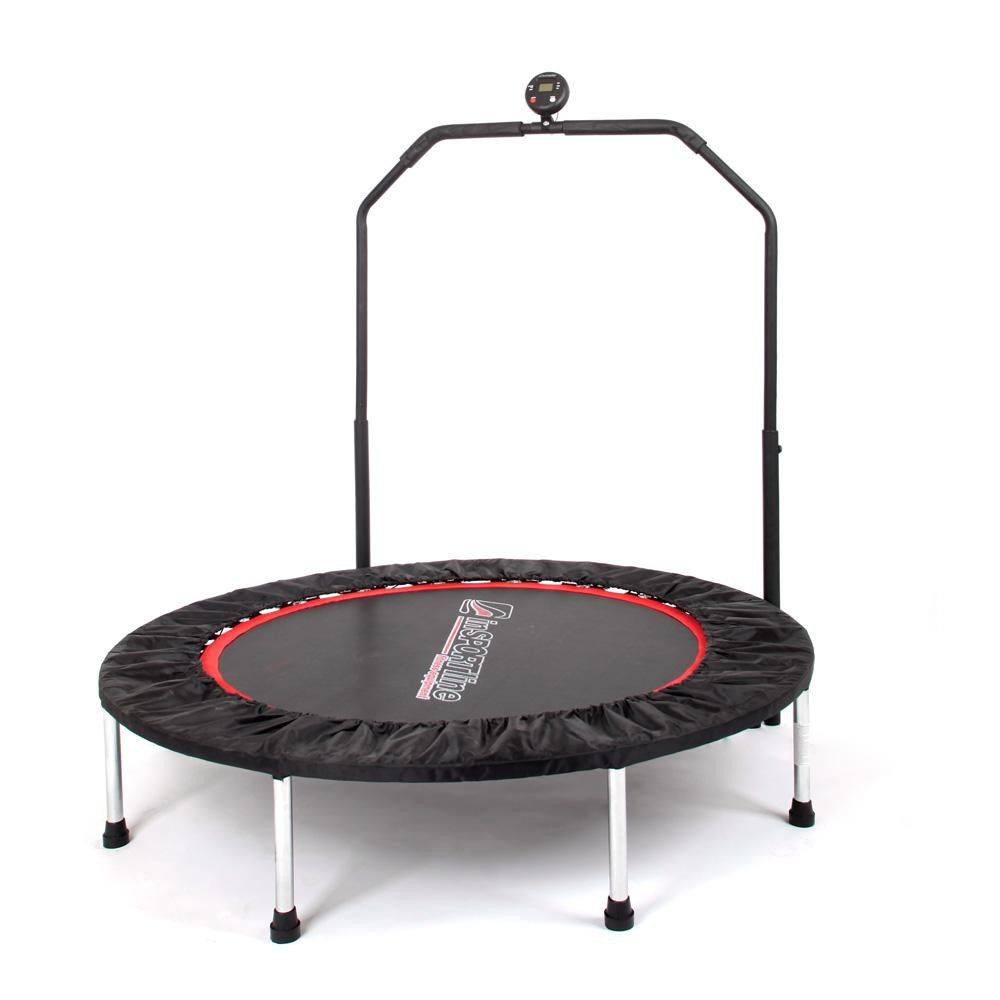 Батут для фітнесу з поручнем inSPORTline PROFI Digital 122 cm, фото 1