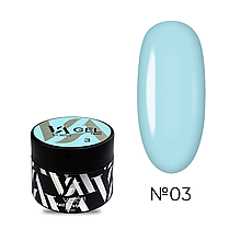 Valeri Builder Gel №03 Blue (блакитний) 15 мл