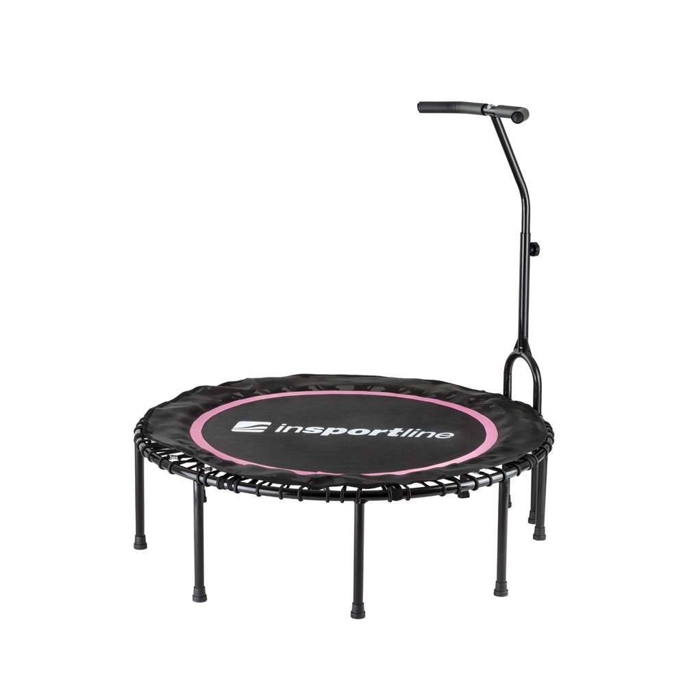 Професійний батут для фітнесу з ручкою inSPORTline Cordy 114 cm - рожевий, фото 1