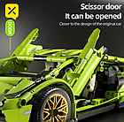 Конструктор Технік Ламборджіні супер кар Lamborghini Sian FK937 1280 деталей масштаб 1:14, фото 3