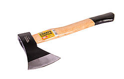 Сокира MASTERTOOL 800 г HRC 50 рукоятка з дерева з полімерним захистом 420 мм