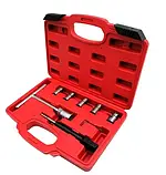 Комплект фрез для гнізд форсунок 8ел в кейсі Mar-pol M57688, фото 2