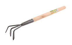 Розпушувач садовий MASTERTOOL з подовженою дерев&#x27;яною ручкою 450х85 мм