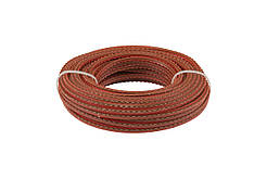 Жилка для тріммера MASTERTOOL "Піранья" армована 3.00 мм 15 м зубчастий квадрат