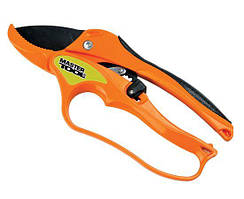 Секатор садовий з храповим механізмом 200 мм ручки AL+TPR