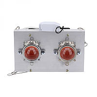 Фітосвітильник 100 W з лінзою для росту рослин, мультиспектр 380-840nm