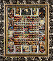 Ікона Пресвятої Богородиці "Неопалимая купіна" (багет, 49х42)