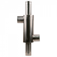 Теплообмінник з можливістю примусового обдуву н/ж 110мм