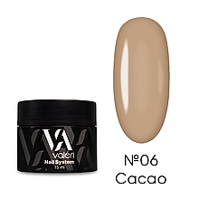 Valeri Builder Gel №06 Cacao (какао) 15 мл