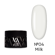 Valeri Builder Gel №04 Milk (молочний) 30 мл