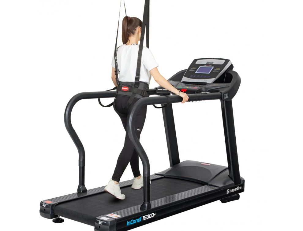 Реабілітаційна бігова доріжка з поручнями inSPORTline inCondi T5000+, фото 1