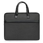 Сумка для ноутбука до 15,6" сіра темна з зовнішнім та внутрішніми кишенями, фото 6