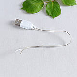 Штекер конектор USB 2.0 з кабелем White, фото 2