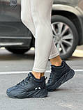 Чорні кросівки зимові жіночі на шнурках 36, фото 8