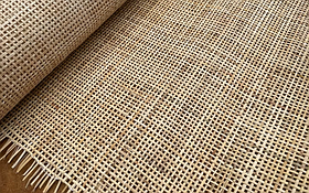 Ротангова сітка Радіо декоративне полотно для меблів рулон плетений квадратами