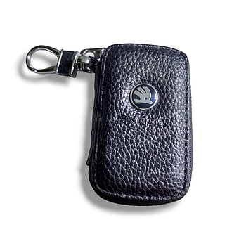 Ключниця для ключів із карабіном Skoda хром