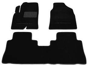 Текстильні килимки в салон для Chevrolet Captiva (mkI) (1-2 ряд) 2010-2018 Premium