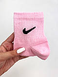 12 пар Бавовна рожевих середніх 35-41 жіночіх Nike/найк, фото 2