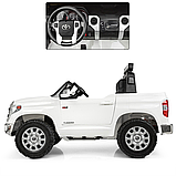 Дитячий електромобіль Джип Bambi Toyota Tundra, двомісний, білий., фото 3