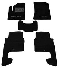 Текстильні килимки в салон для Hyundai Santa Fe (mkII)(1-2 ряд) 2006-2009 Premium