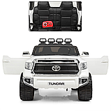 Дитячий електромобіль Джип Bambi Toyota Tundra, двомісний, білий., фото 4