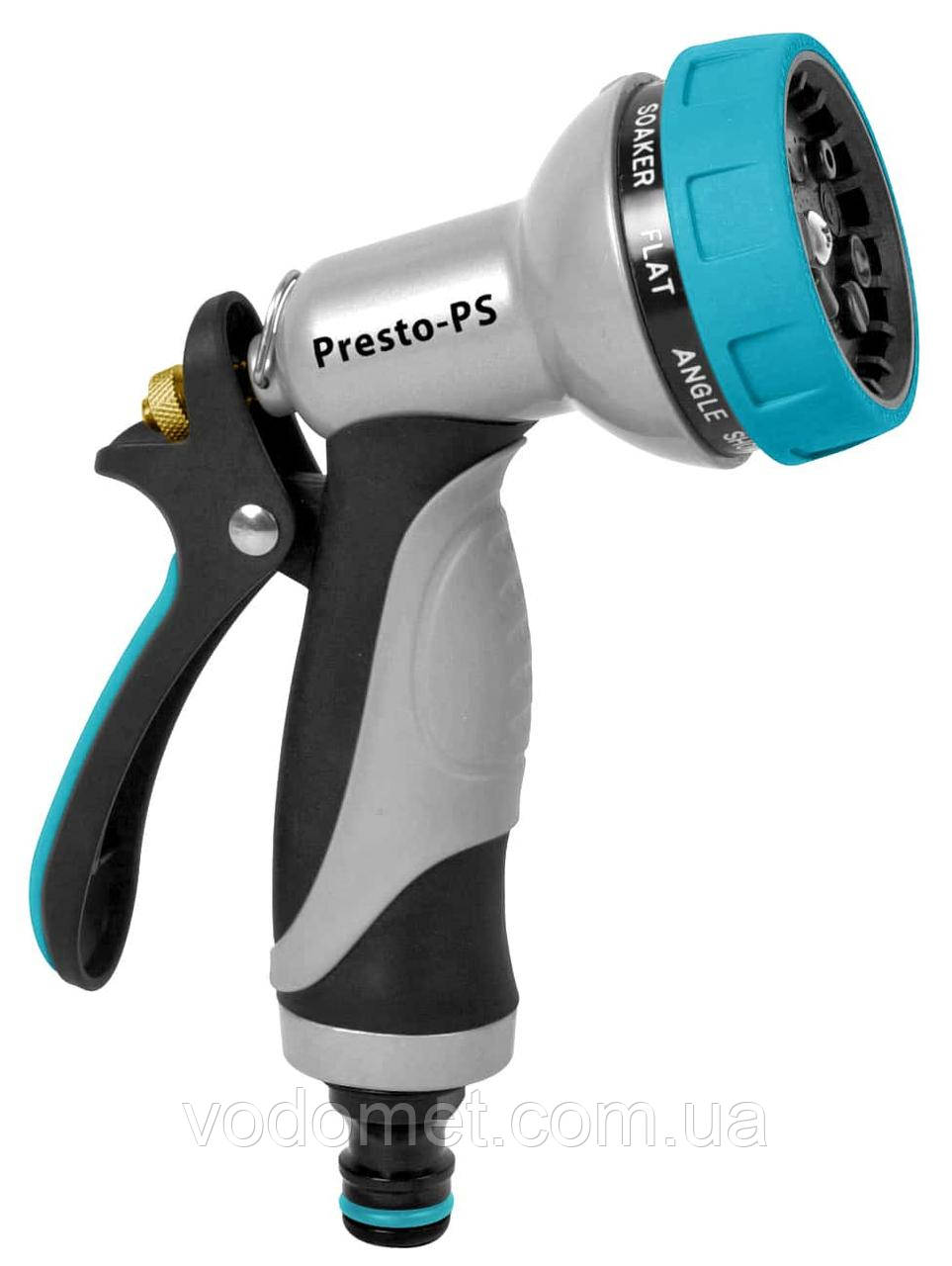 Пістолет для поливу металевий Presto-PS насадка на шланг (72033) - ps-979