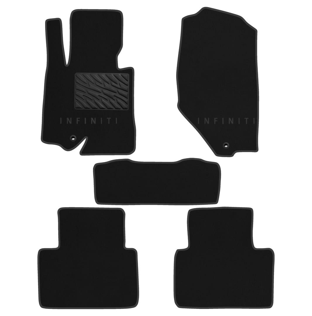 Текстильні килимки в салон для Infiniti QX50 (mkI) 2016-2018 (USA) Premium, фото 1