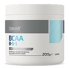 Амінокислоти OstroVit BCAA 8-1-1 200 g Lemon