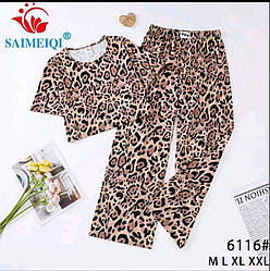 Піжама топ з коротким рукавом і штанами