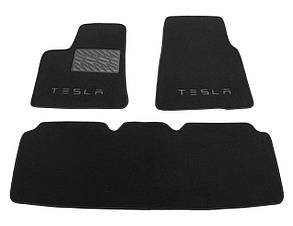 Текстильні килимки в салон для Tesla Model S (mkI) 2014→ Premium