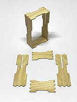 Рамка для стільникового меду під рамку 435x145 мм по 6 шт. з боковим пропилом