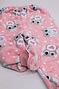 Махрова дитяча піжама для дівчинки Сова, фото 5