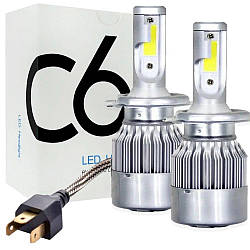 2 шт C6-H4, 36W, Автомобільні LED лампи / Світлодіодні лампи для авто / Автолампи
