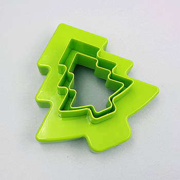 Набір двосторонніх вирубок Ялинки — 2 шт