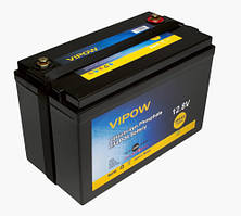 Акумулятор Vipow LiFePO4 12,8 V 100 Ah з ВМS-платою 80a