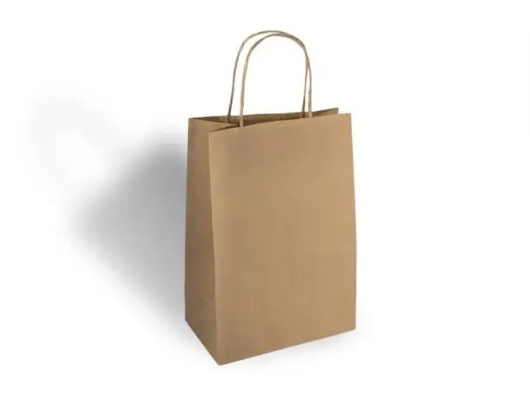 Пакет дно-ручки крафт 310х200х350 80г/м2 (50шт/уп|150шт/ящ) 957Ф, фото 1