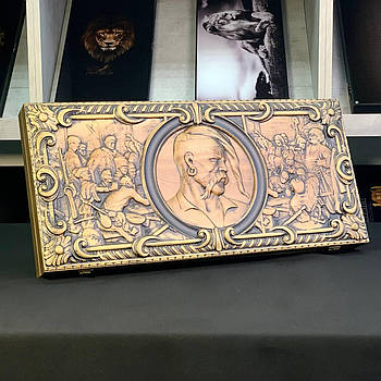 Нарди дерев'яні Козак 68×32×4см подарункові