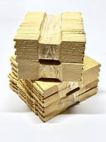 100 рамок для стільникового меду під рамку 435x300 мм (по 8 шт.) з боковим пропилом