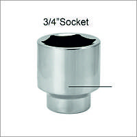 Торцева голівка 3/4'' HOEGERT 50 (HT1A540)