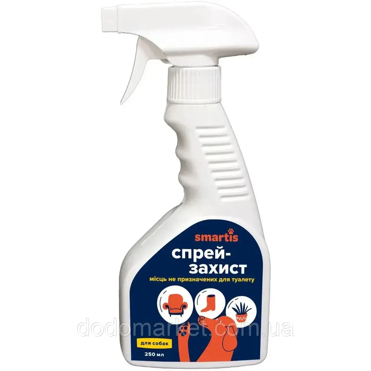 Спрей для собак Smartis для захисту місць не призначених до туалету 250 мл, фото 1