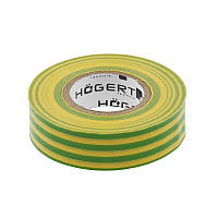 Ізоляційна стрічка, жовто-зелена HOEGERT 20 (HT1P286)