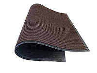 Килимок 150х90 см вологопоглинаючий на гумовій основі коричневий (К150902)