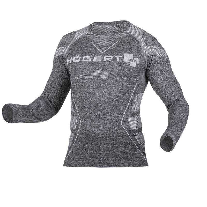 Термоодяг - безшовна кофта OSTE, графіт HOEGERT XL / 2XL (HT5K392-XL-2XL)
