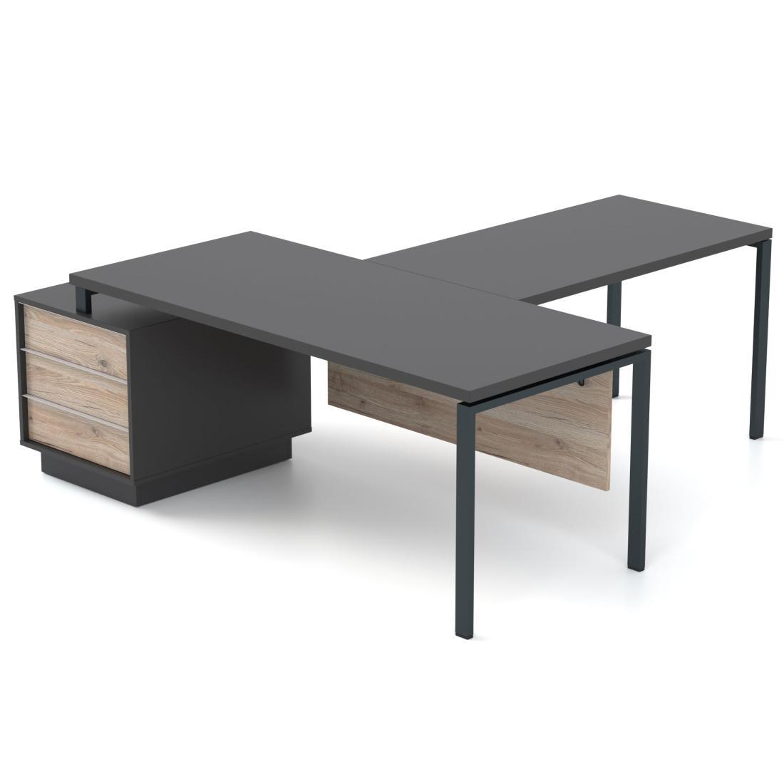 Стіл офісний Promo Top T33-5 з брифінгом ТМ Salita