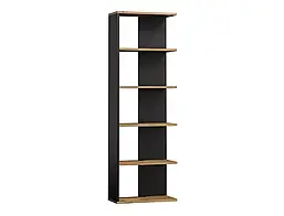 Книжковий стелаж CORNER чёрный 170X60