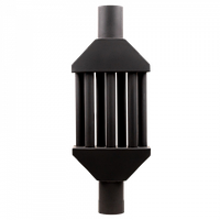 Теплообмінник чорний 110 мм